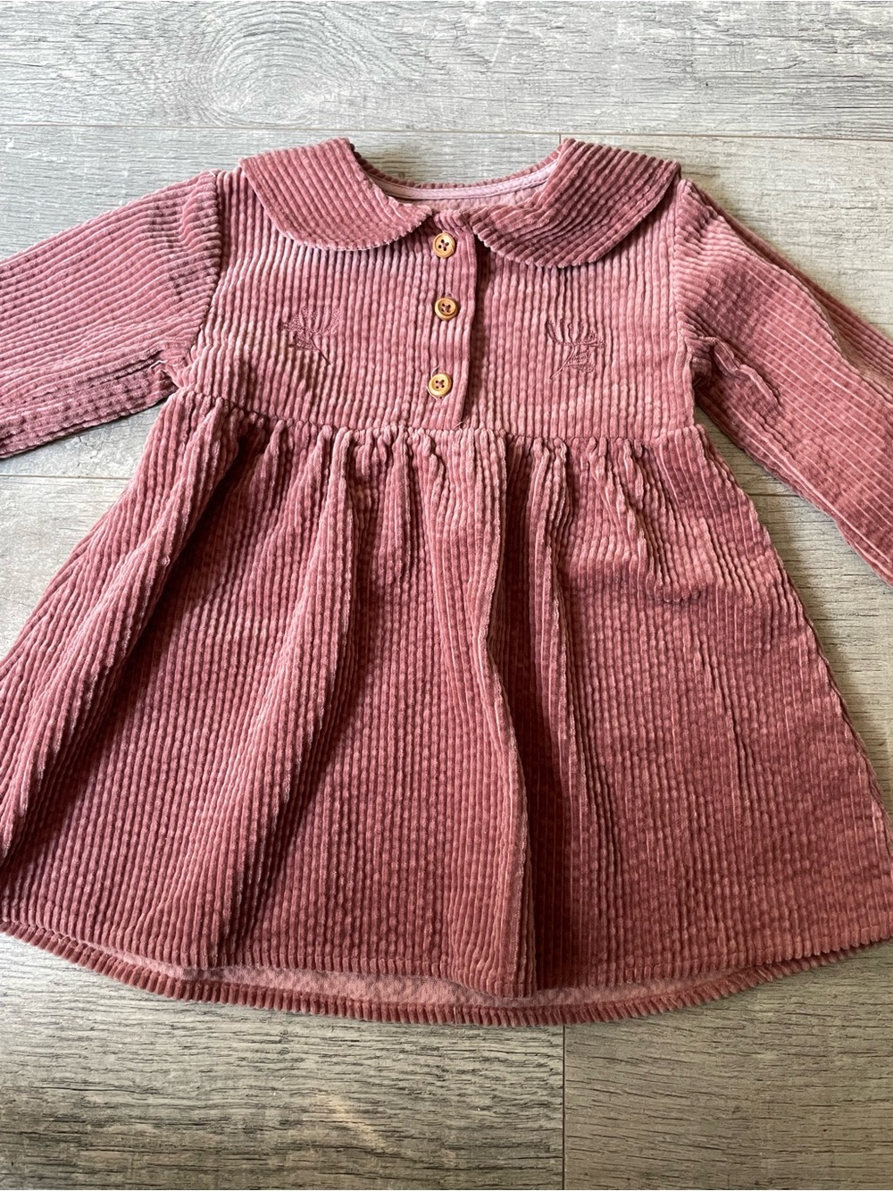Zara Soft Corduroy Infant Girls Dress